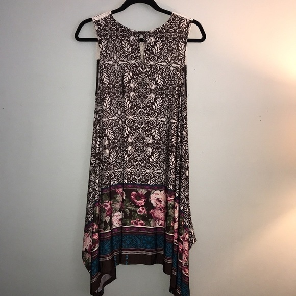 Kate & Mallory Crochet & Peony Dress Size Large - Picture 7 of 8